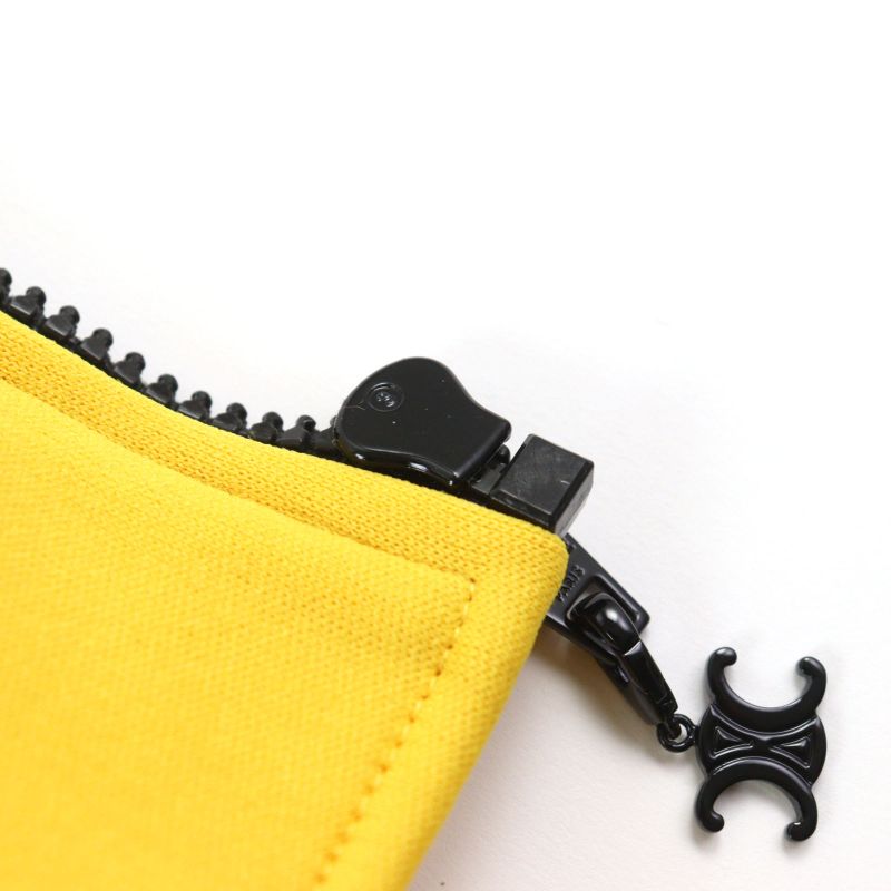 Celine 2y8311210 Logo Print Triomphe Zip With Snap Buttons Blouson Track Jacket