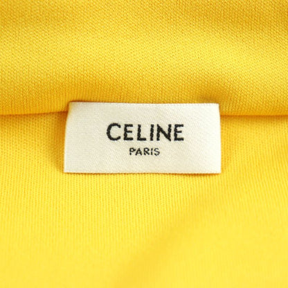 Celine 2y8311210 Logo Print Triomphe Zip With Snap Buttons Blouson Track Jacket