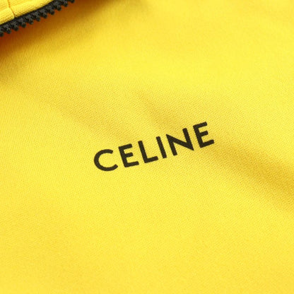 Celine 2y8311210 Logo Print Triomphe Zip With Snap Buttons Blouson Track Jacket