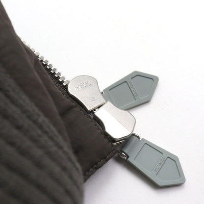 Hermes 23AW Technique Crispet Serie Button Quilted Hooded Double Zip Leather