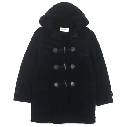  Saint Laurent Paris 529578 Lined Mouton Corduroy Logo Toggle Button Duffle