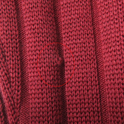 Celine Vintage 100% Wool Docking Dress With Logo Button And Belt Red 40 Genuine