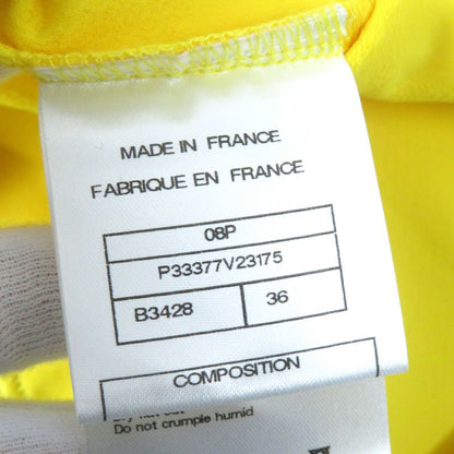 CHANEL Vintage 08P P33377 Sport Line Coco Mark Dot Pattern Collarless Zip Up