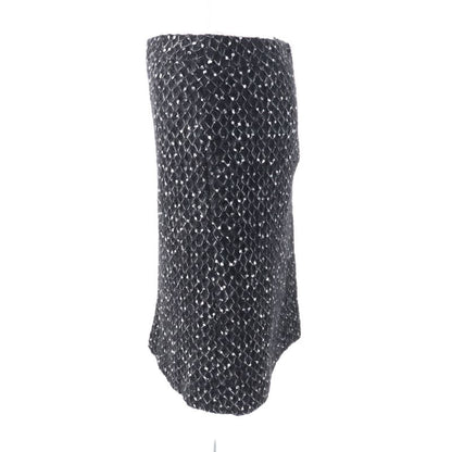 CHANEL 05A P26927 Mohair Blend Logo Faux Pearl Button Knit Jacket + Skirt Suit