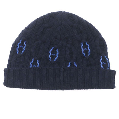 Hermes H232073n Tori Mayon 100% Cashmere Chaine D'ancre Patterned Knitted Lamb