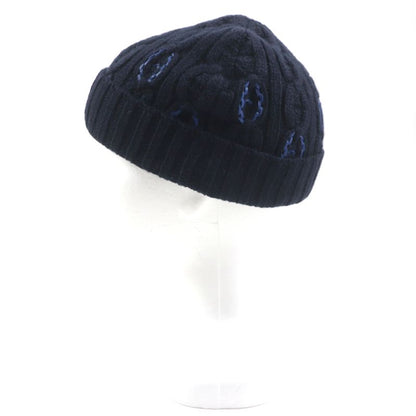 Hermes H232073n Tori Mayon 100% Cashmere Chaine D'ancre Patterned Knitted Lamb