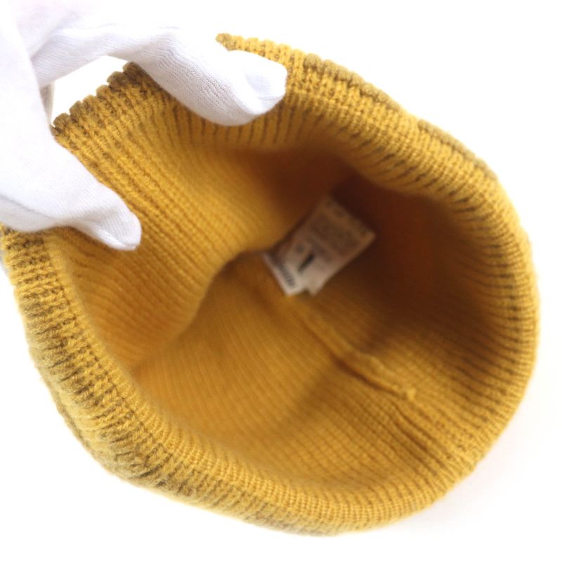 Hermes Vintage 100% Cashmere Margiela Period H Logo Hat Knit Hat Knit Cap