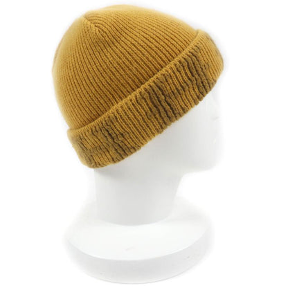 Hermes Vintage 100% Cashmere Margiela Period H Logo Hat Knit Hat Knit Cap