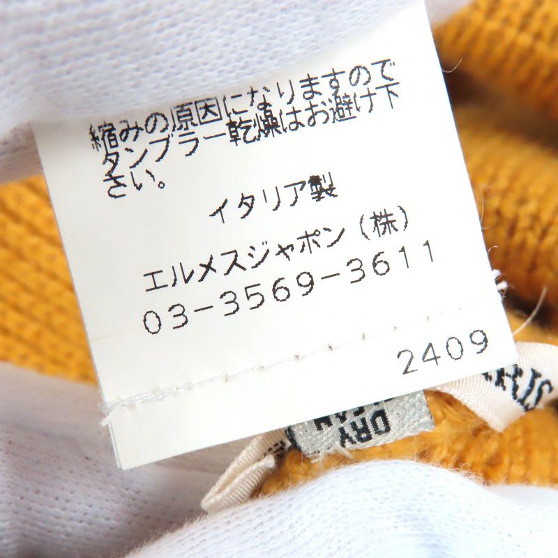 Hermes Vintage 100% Cashmere Margiela Period H Logo Hat Knit Hat Knit Cap