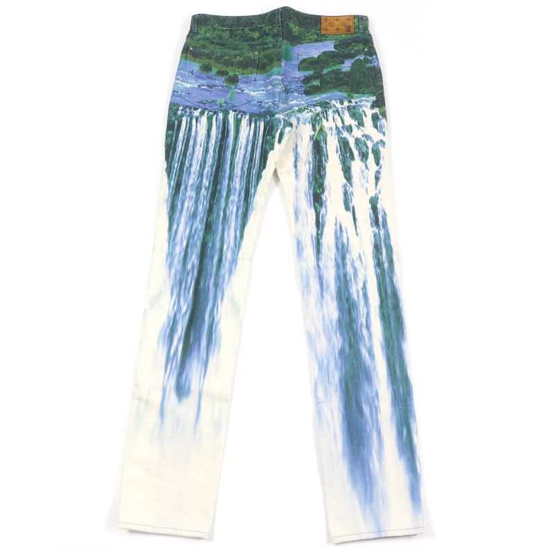 Louis Vuitton 22SS 1a9stj Amen Break Landscape Graphic Monogram Leather Patch