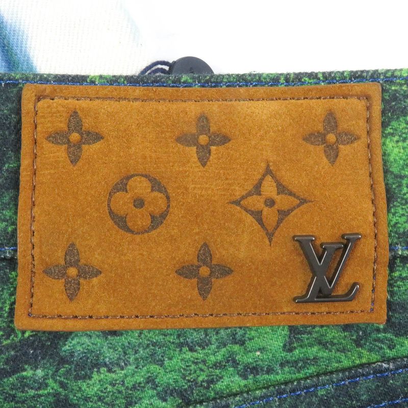 Louis Vuitton 22SS 1a9stj Amen Break Landscape Graphic Monogram Leather Patch