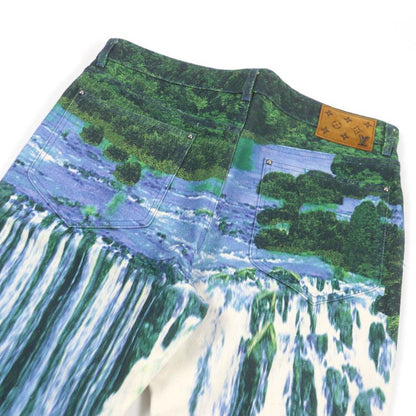 Louis Vuitton 22SS 1a9stj Amen Break Landscape Graphic Monogram Leather Patch