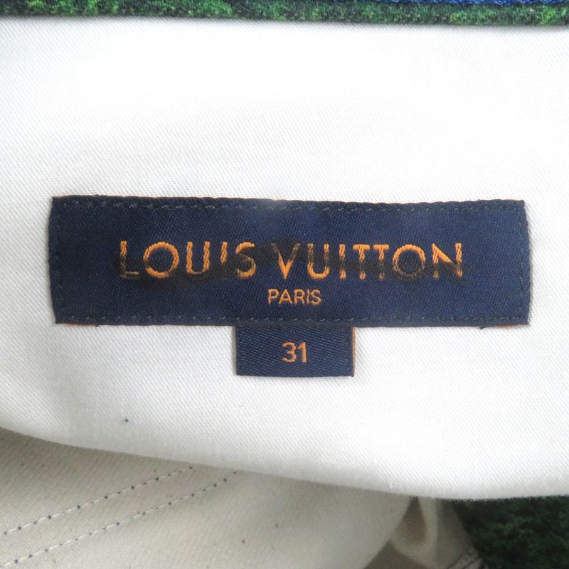 Louis Vuitton 22SS 1a9stj Amen Break Landscape Graphic Monogram Leather Patch