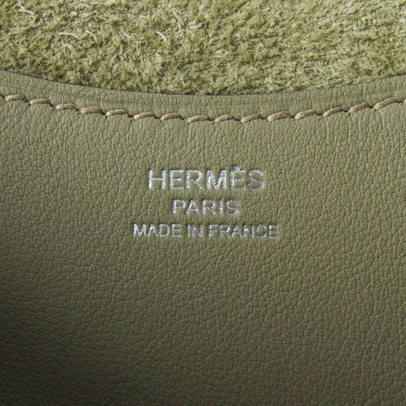 Hermes In The Loop 18 Beige Marfa Silver Hardware Taurillon Clemence Swift