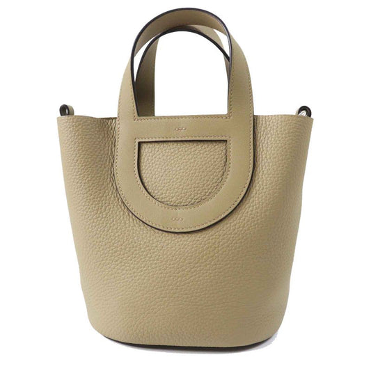 Hermes In The Loop 18 Beige Marfa Silver Hardware Taurillon Clemence Swift