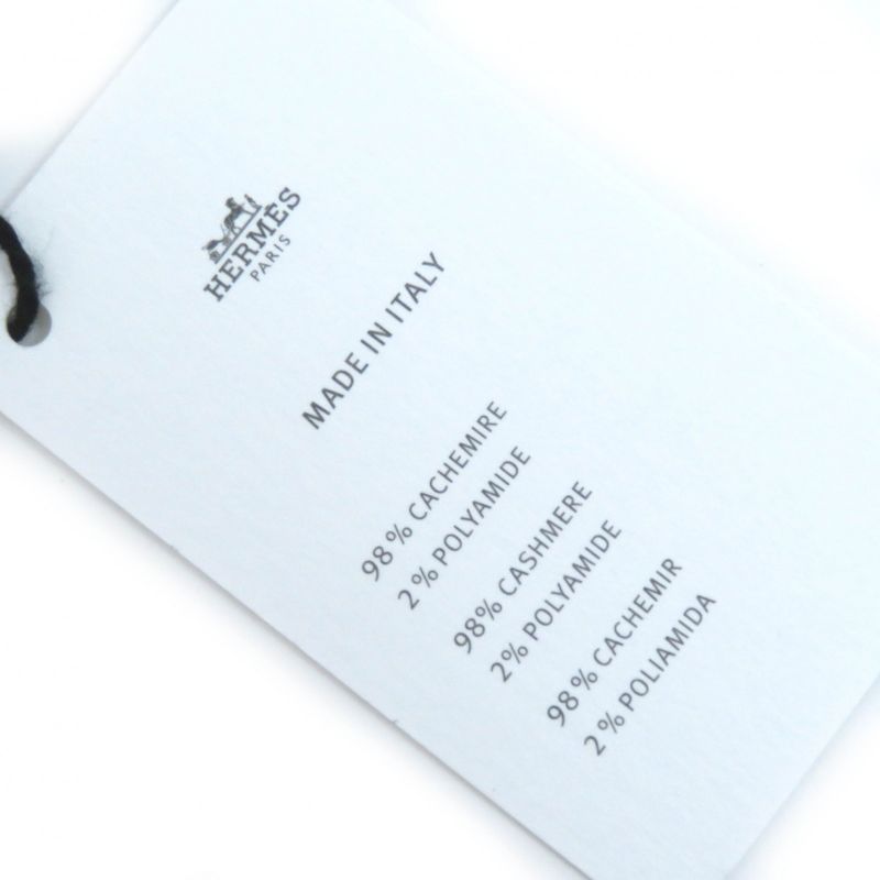 Hermes Darling Medor Cashmere Knit Gloves Black Silver Hardware S With Box And