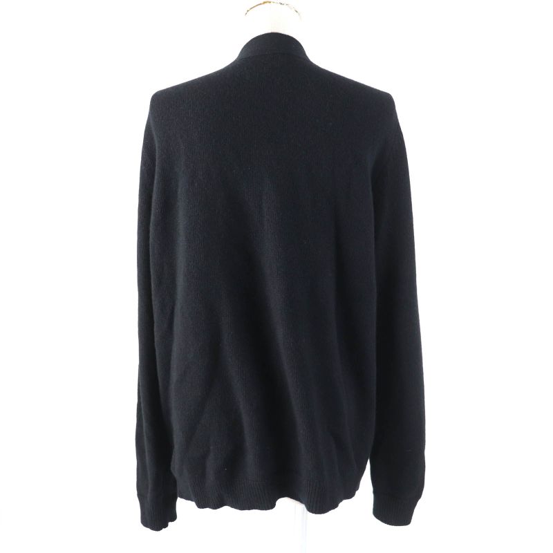 Gucci 526719 Wool Cashmere Blend V-neck Long Sleeves Cardigan With Corsage And