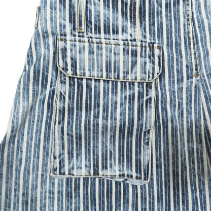 Unused 22aw Christian DIOR Denim Stripe Wrap Mini Skirt Rolled Skirt Trapeze