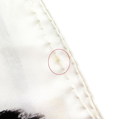 Unused Fendi Scarf Baguettemania Logo Baguette Baggage Motif Stole Fxt071 White