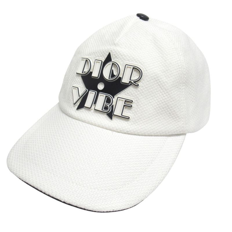 Unused 22aw Christian DIOR D-player Cap Logo 24vib922e132 "d-player CAP Vibe"