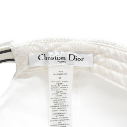 Unused 22aw Christian DIOR D-player Cap Logo 24vib922e132 "d-player CAP Vibe"