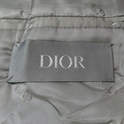 Unused 23ss DIOR Tailored Jacket Bleather Fully Lined CD Logo Lined 2B Sand