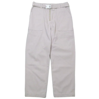 Unused 22aw DIOR Roller Coaster Belt Chinos Wide Work Pants Zip Fly CD Logo