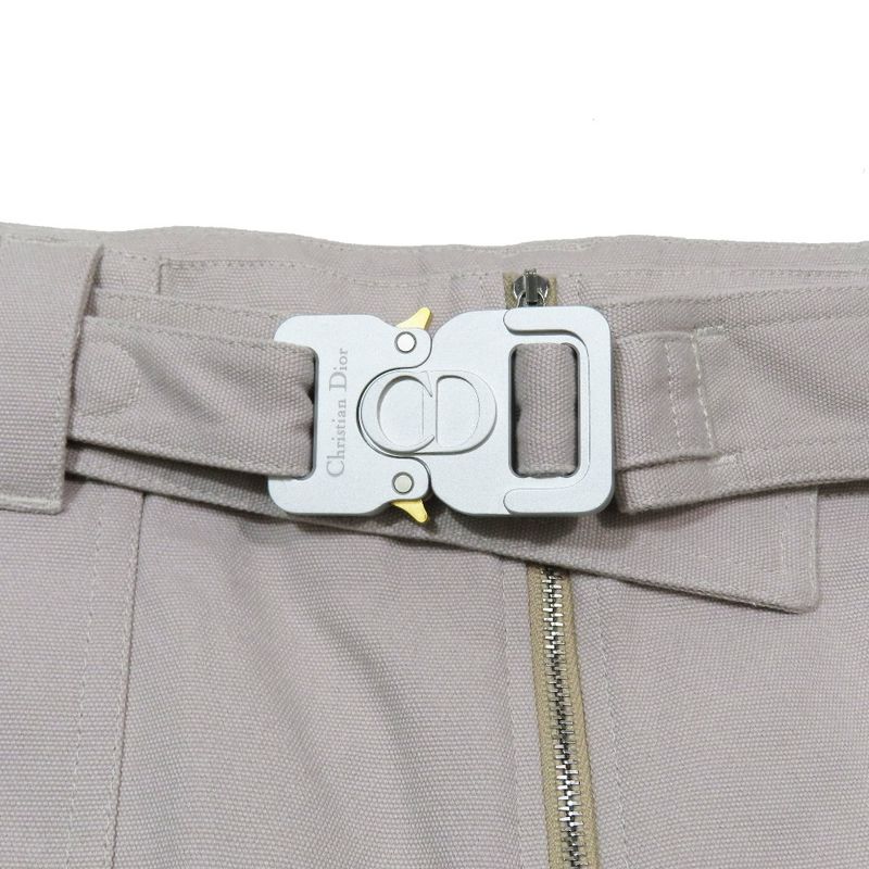 Unused 22aw DIOR Roller Coaster Belt Chinos Wide Work Pants Zip Fly CD Logo