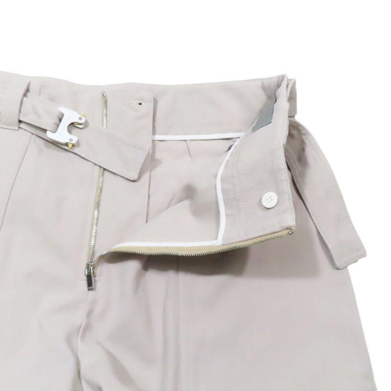 Unused 22aw DIOR Roller Coaster Belt Chinos Wide Work Pants Zip Fly CD Logo