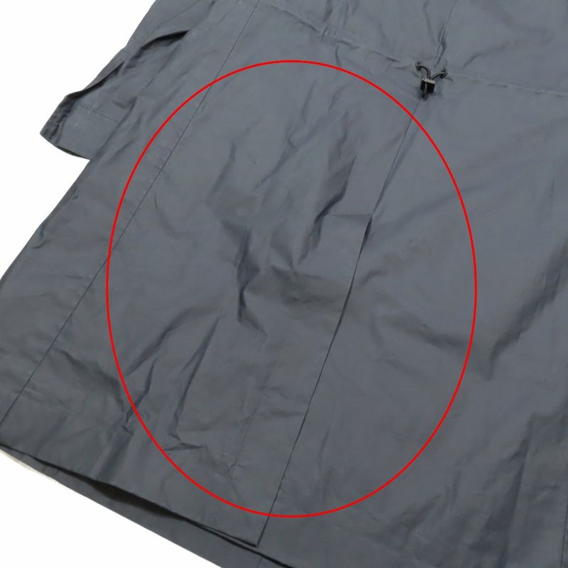 22aw DIOR Coated Stainless Steel Collar Coat Roller Coaster Buckle Long Jacket