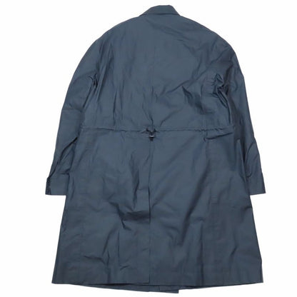 22aw DIOR Coated Stainless Steel Collar Coat Roller Coaster Buckle Long Jacket