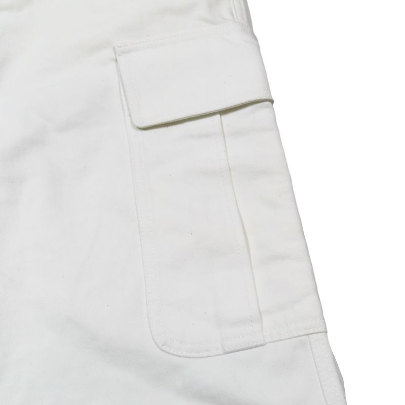 Unused 22SS Christian DIOR D-jungle Pop Denim Cargo Pants Print F32 White Green