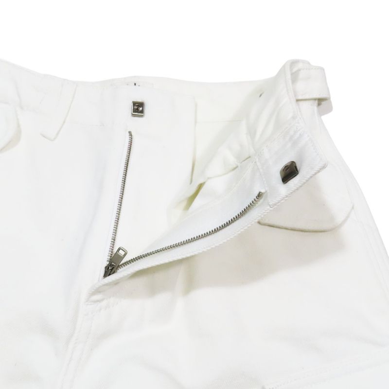 Unused 22SS Christian DIOR D-jungle Pop Denim Cargo Pants Print F32 White Green