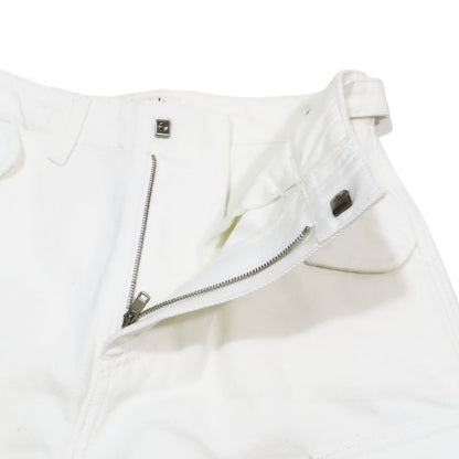 Unused 22SS Christian DIOR D-jungle Pop Denim Cargo Pants Print F32 White Green