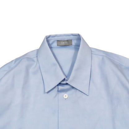 Unused DIOR Cotton Dress Shirt Regular Collar Blouse 933c569a4588 Long Sleeves