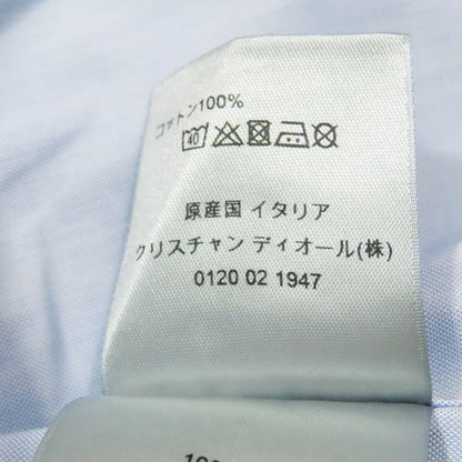 Unused DIOR Cotton Dress Shirt Regular Collar Blouse 933c569a4588 Long Sleeves