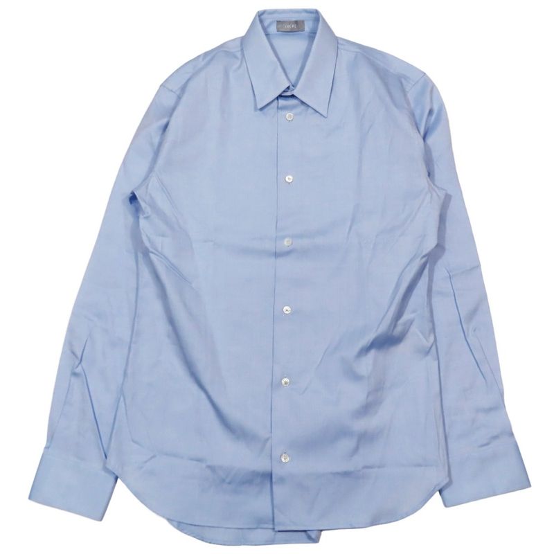 Unused DIOR Cotton Dress Shirt Regular Collar Blouse 933c569a4588 Long Sleeves