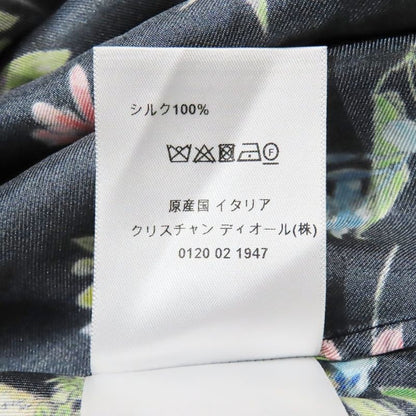 Unused 22aw Christian DIOR Zodiac Pixel Silk Shirt Floral Pattern Constellation