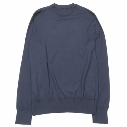 DIOR 100% Cashmere Knit CD Icon Sweater Long Sleeves One Point CD Logo Embroider