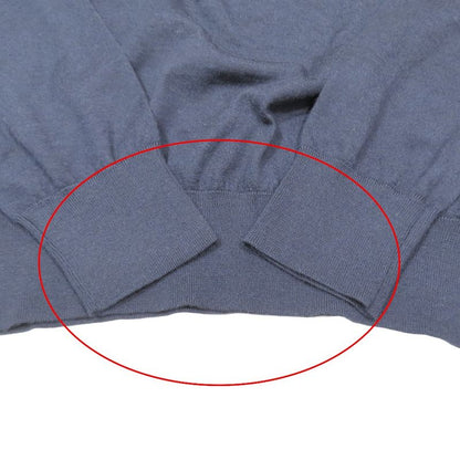 DIOR 100% Cashmere Knit CD Icon Sweater Long Sleeves One Point CD Logo Embroider