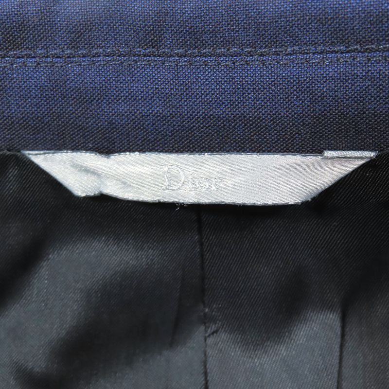 15ss DIOR Single Tailored Jacket 2B Narrow Lapel Fully Lined Bleather 563c298z33