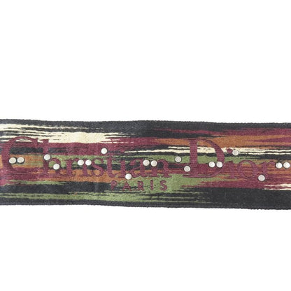 Unused Christian DIOR Shoulder Strap For Bag Fringe Studs Concho Medallion