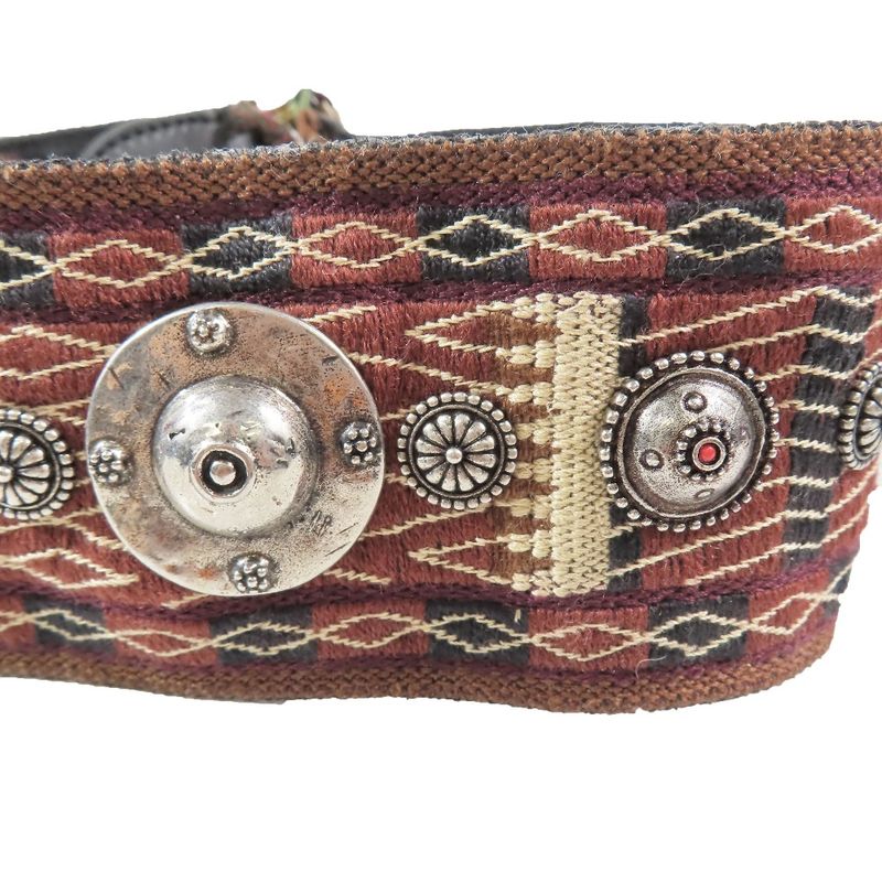 Unused Christian DIOR Shoulder Strap For Bag Fringe Studs Concho Medallion