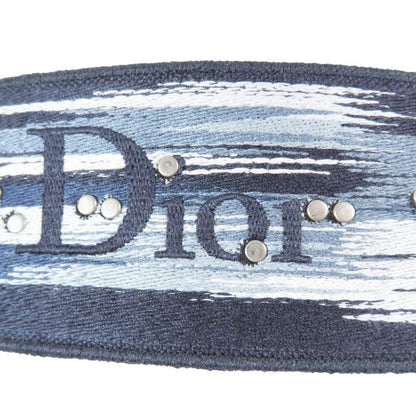 Unused Christian DIOR Wide Shoulder Strap For Bag Concho Medallion Embroidery