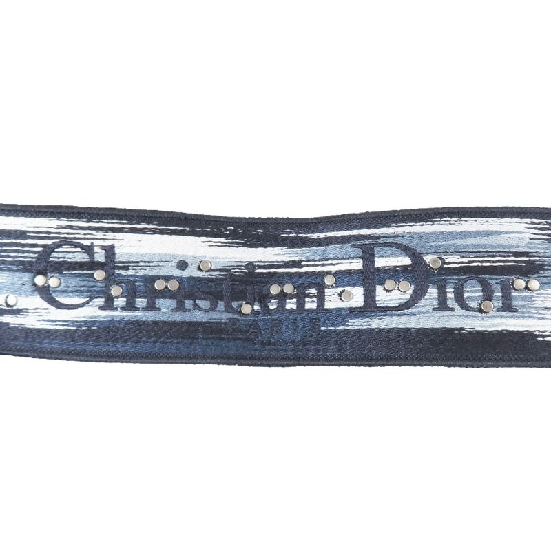 Unused Christian DIOR Wide Shoulder Strap For Bag Concho Medallion Embroidery