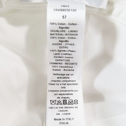 Unused 22AW Christian DIOR D-player CAP VIBE D-player Rubber Logo Baseball Cap