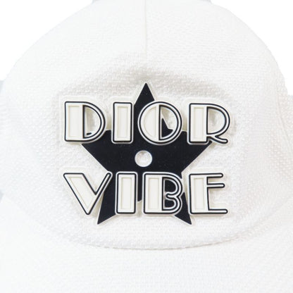Unused 22AW Christian DIOR D-player CAP VIBE D-player Rubber Logo Baseball Cap