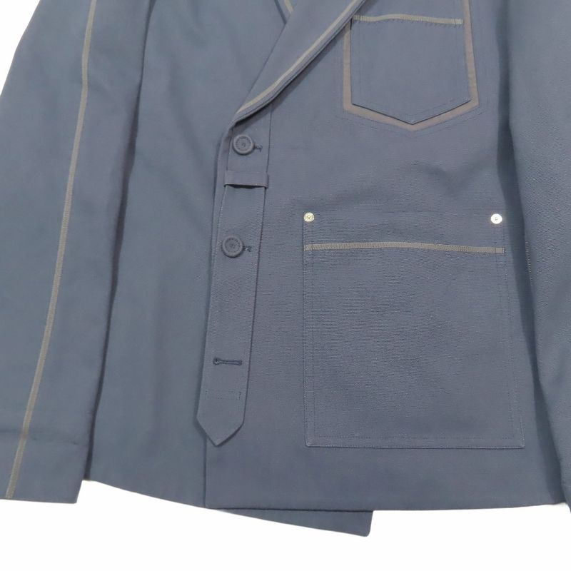Unused 23ss DIOR Cotton Gardener Jacket Tailored Bleather Taylor Oblique No