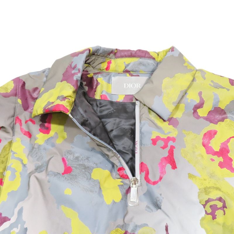 Unused 23SS DIOR Half Zip Pullover Anorak Jacket Blouson Cotton Total 50 Logo