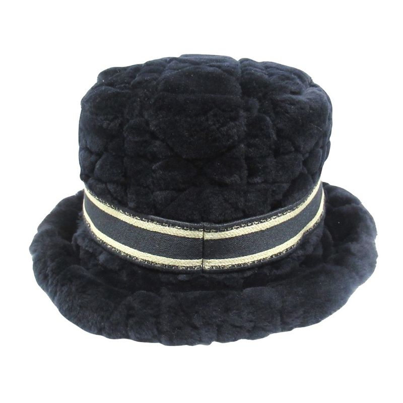 Unused 23aw Christian DIOR D-bobby Canage Bobby Hat Lamb Leather Fur Bucket Hat
